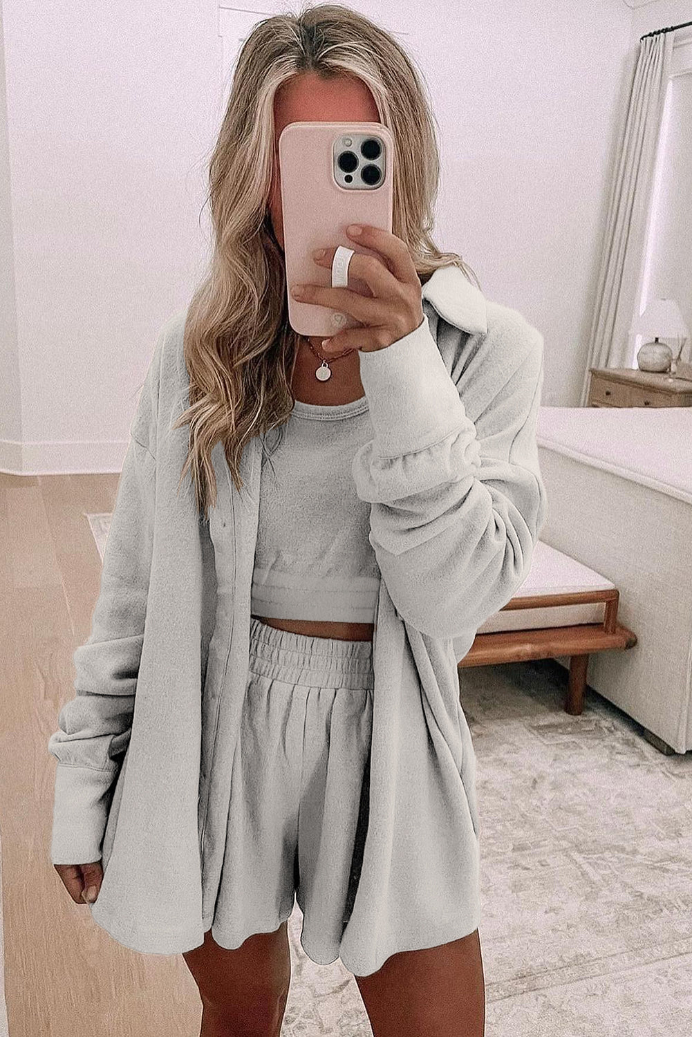 Gray 3 Piece Lounge Set